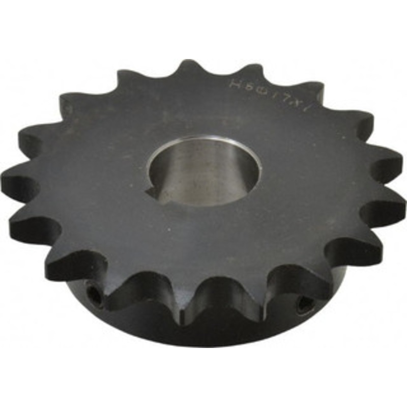 Browning 5/8 Chain Pitch, Chain Size 50, 17 Tooth Finished Bore Sprocket 1 Bore Diam, 3.401 Pitch Diam, 3.72 OD H5017X1 – 78339843