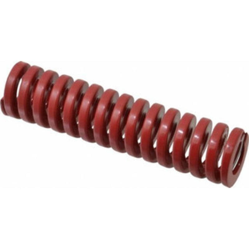 Danly 1-1/4 Hole Diam, 5/8 Rod Diam, 5 Free Length, Red Die Spring 54.7 Lb Max Deflection, 1.5 Max Deflection, Heavy Duty, Chromium Vanadium Steel 9-2020-26 – 76015098