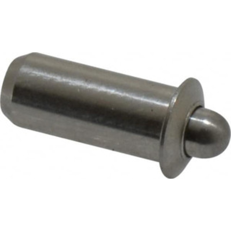Vlier 0.441 Body Len x 3/16 Body Diam, 0.121 Plunger Diam, 0.75 Lb Init to 2 Lb Final End Force, 0.441 Len Under Flange, Stainless Steel Press Fit Spring Plunger 1/4 Flange Diam, 0.044 Flange Thickness, 0.485 Plunger Len SPFP51 – 05137799