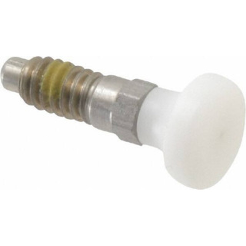 Vlier 1/4-20, 0.16 Max Plunger Diam, 0.12 Lb Init to 0.36 Lb Final End Force, Knob Handle Plunger Delrin Knob, 0.63 Body Length, 1/2 Length Under Head/Shoulder, 0.13 Plunger Projection PRT250 – 62123609