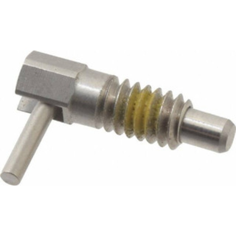Vlier 1/4-20 Thread, 1/2 Thread Length, 0.16 Plunger Diam, 0.12 Lb Init to 0.5 Lb Final End Force, Stainless Steel Locking L Handle Plunger 3/4 Body Length, 1/2 Length Under Head, Locking Element, 0.2 Plunger Projection SSFRS250P – 87881645