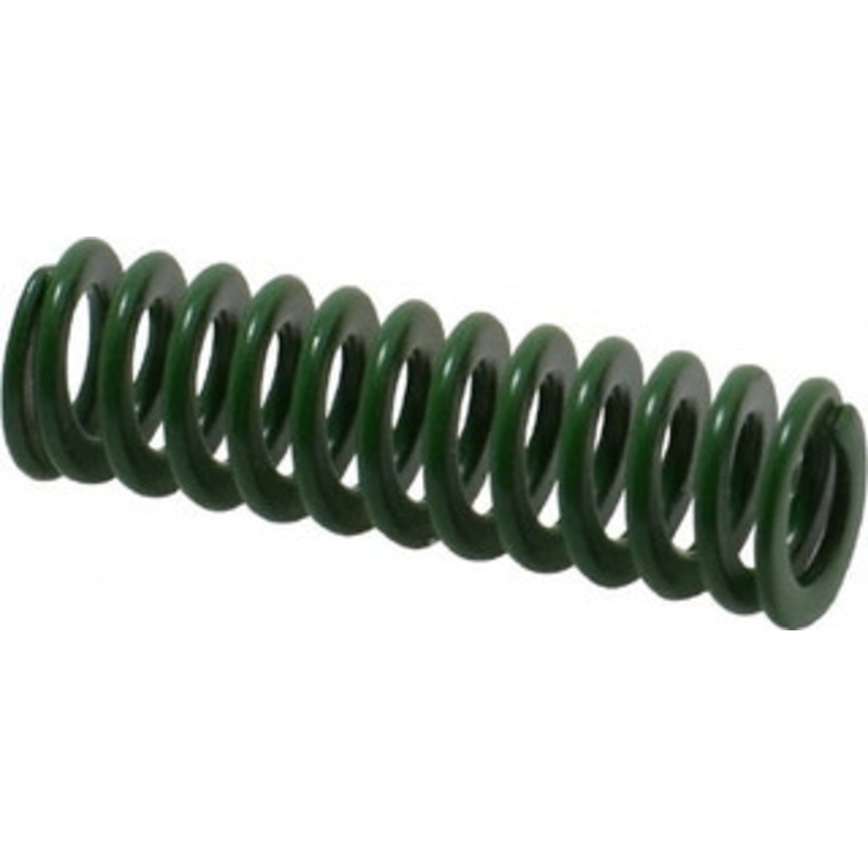 Associated Spring Raymond 10mm Hole Diam, 5mm Rod Diam, 1-1/4 Free Length, Green Die Spring 111.4 N Max Deflection, 13.1mm Max Deflection, Light Duty, Chromium Alloy Steel 203-105 – 67898304