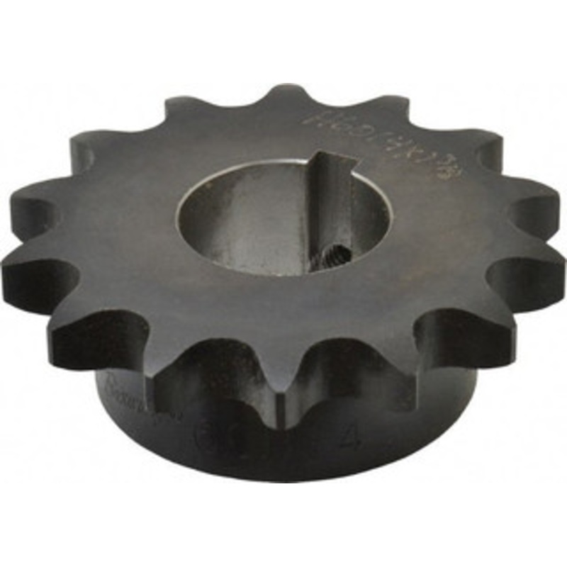 Browning 3/4 Chain Pitch, Chain Size 60, 14 Tooth Finished Bore Sprocket 1-3/8 Bore Diam, 3.371 Pitch Diam, 3.74 OD H6014X 1 3/8 – 78341799