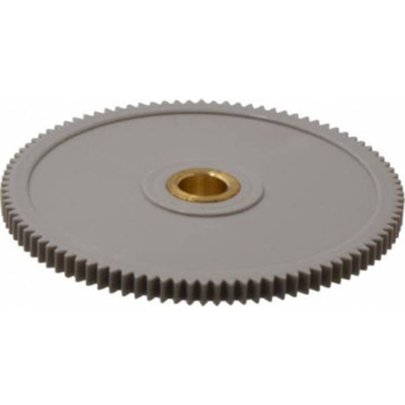 Made in USA 48 Pitch, 2 Pitch Diam, 2.042 OD, 96 Tooth Spur Gear 1/8 Face Width, 1/4 Bore Diam, 39/64 Hub Diam, 20 Pressure Angle, Acetal 4896BI – 04260691