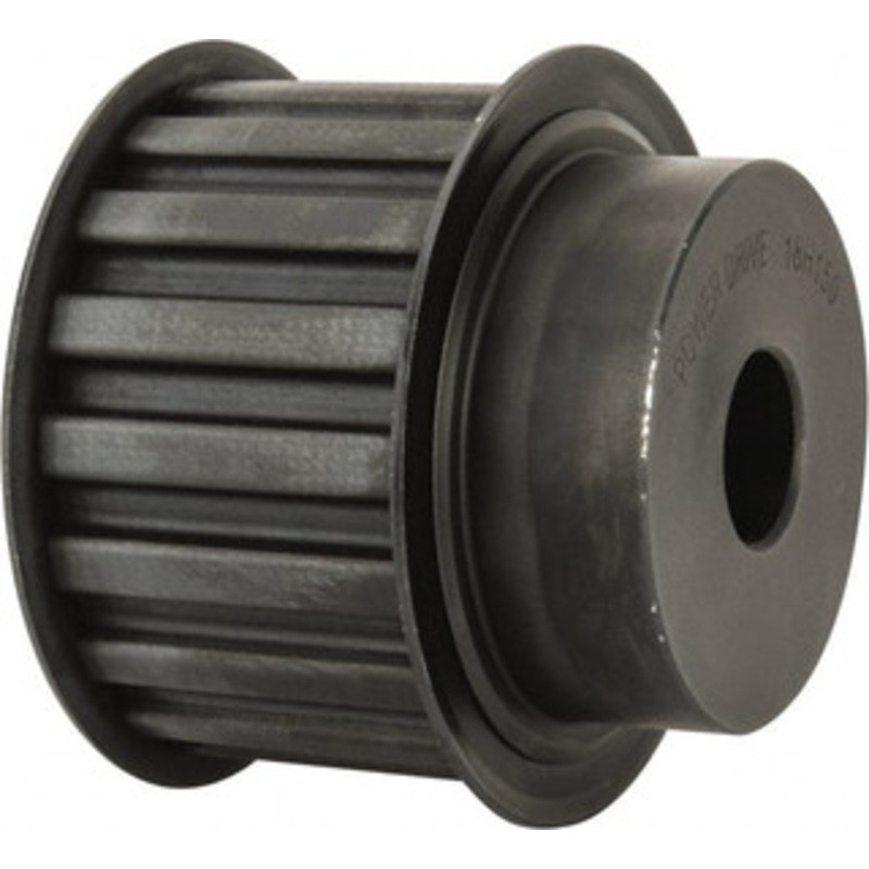 Value Collection 18 Tooth, 3/4 Inside x 2.811 Outside Diam, Timing Belt Pulley 1-1/2 Belt Width, 2.865 Pitch Diam, Steel & Cast Iron 18H1506FSPB3/4 – 35376581