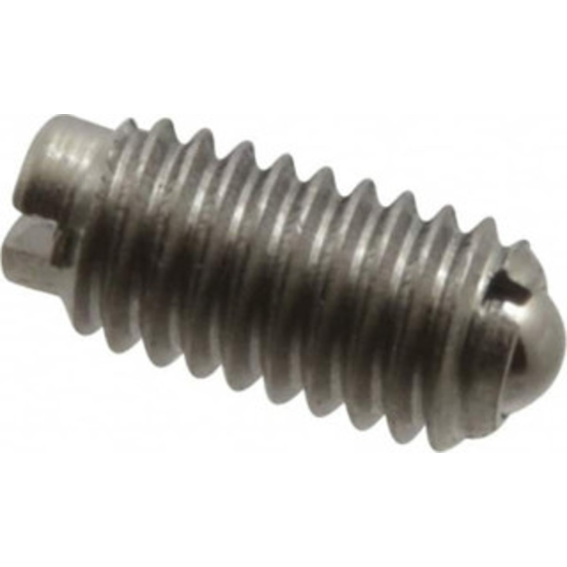 Vlier 8-36, 0.094 Ball Diam, 0.344 Body Length, 0.025 Max Ball Reach, Threaded Ball Plunger Stainless Steel Body, Stainless Steel Ball, 0.5 Lb Initial End Force, 1.25 Lb Final End Force SSB50 – 62121462