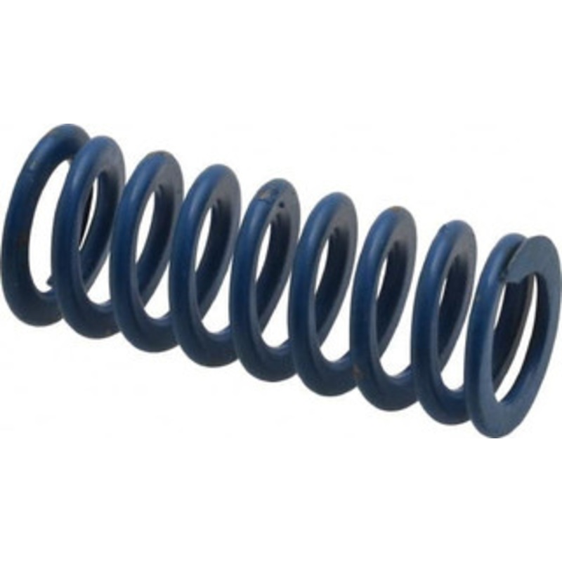 Associated Spring Raymond 5/8 Hole Diam, 11/32 Rod Diam, 1-1/2 Free Length, Blue Die Spring 81 Lb Max Deflection, 0.75 Max Deflection, Medium Duty, Chromium Alloy Steel 103-306 – 07660509