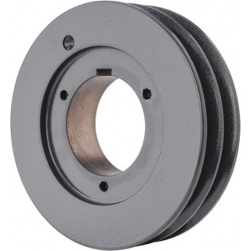 Browning 2B5V60 2 Groove, 5/8 to 2-1/4 Bore Diam, 6.28 Outside Diam, QD Bushed V Belt Sheave 6.1 5V Diam Belt Pitch 2B5V60 – 84431758