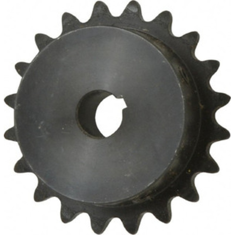 Browning 3/8 Chain Pitch, Chain Size 35, 20 Tooth Finished Bore Sprocket 1/2 Bore Diam, 2.397 Pitch Diam, 2.59 OD H3520X1/2 – 78340585