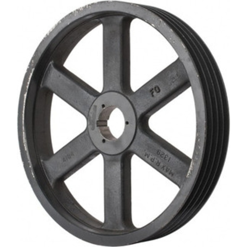 Browning 4B5V184 4 Groove, 5/8 to 2-1/4 Bore Diam, 18.68 Outside Diam, QD Bushed V Belt Sheave 18.5 5V Diam Belt Pitch 4B5V184 – 84432392