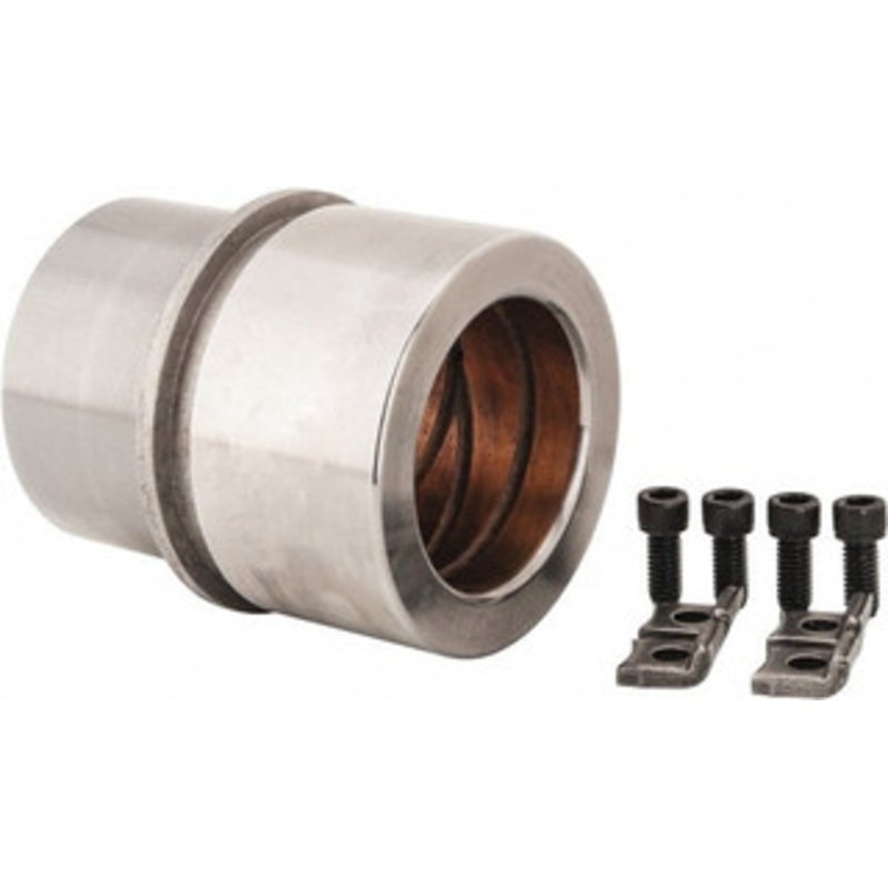 Danly 2-1/2 ID x 4-3/8 OAL, Steel, Bronze Plated Die & Mold Shoulder Bushing Shoulder, 3.659 Bottom OD, 3-1/4 Top OD, 3.814 Collar OD, 2-1/2 Under Collar, 1-7/8 Above Collar 6-20-24 – 03224839