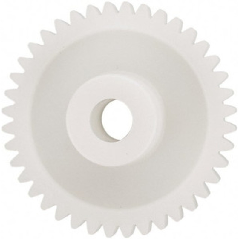 Made in USA 48 Pitch, 1.666 Pitch Diam, 1-3/4 OD, 40 Tooth Spur Gear 1/4 Face Width, 5/16 Bore Diam, 43/64 Hub Diam, 20 Pressure Angle, Acetal 2440 – 03125218