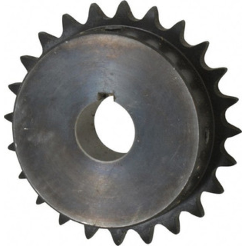 Browning 1/2 Chain Pitch, Chain Size 40, 24 Tooth Finished Bore Sprocket 1 Bore Diam, 3.831 Pitch Diam, 4.1 OD H4024X1 – 78339439