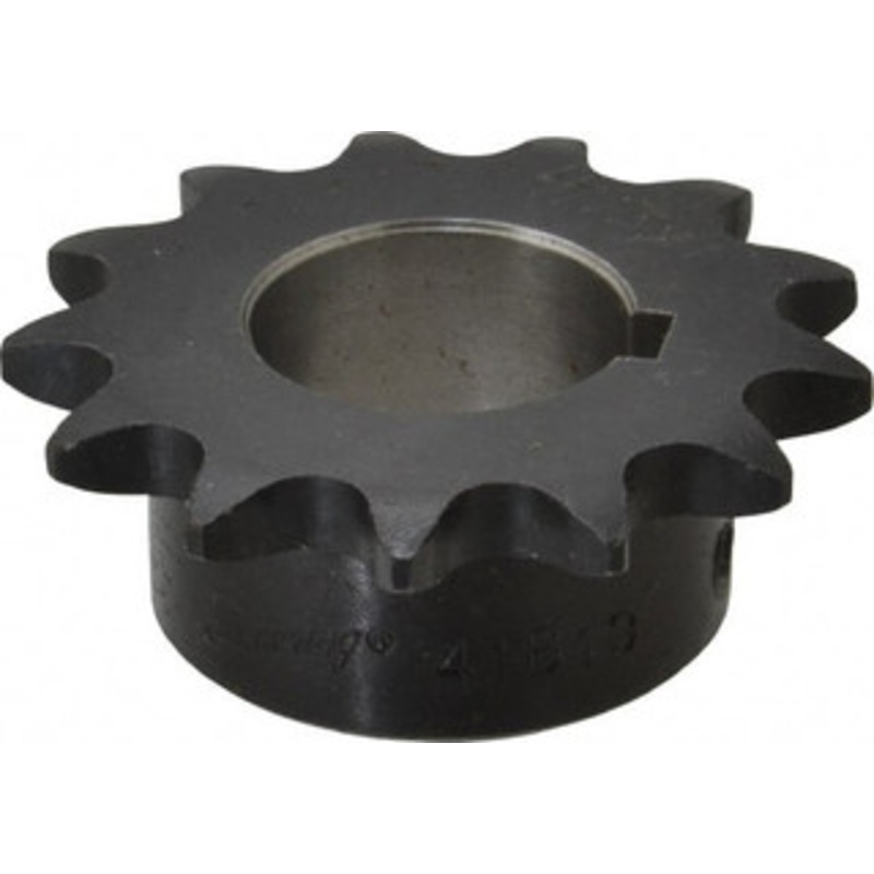 Browning 1/2 Chain Pitch, Chain Size 41, 13 Tooth Finished Bore Sprocket 1 Bore Diam, 2.089 Pitch Diam, 2.3 OD 4113X1 – 78338464