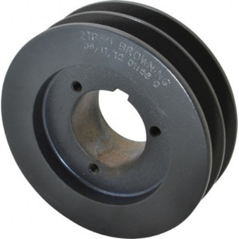 Browning 2TB50 2 Groove, 1/2 to 1-3/4 Bore Diam, 5.35 Outside Diam, QD Bushed V Belt Sheave 4.6 A Diam Belt Pitch 2TB50 – 00755652