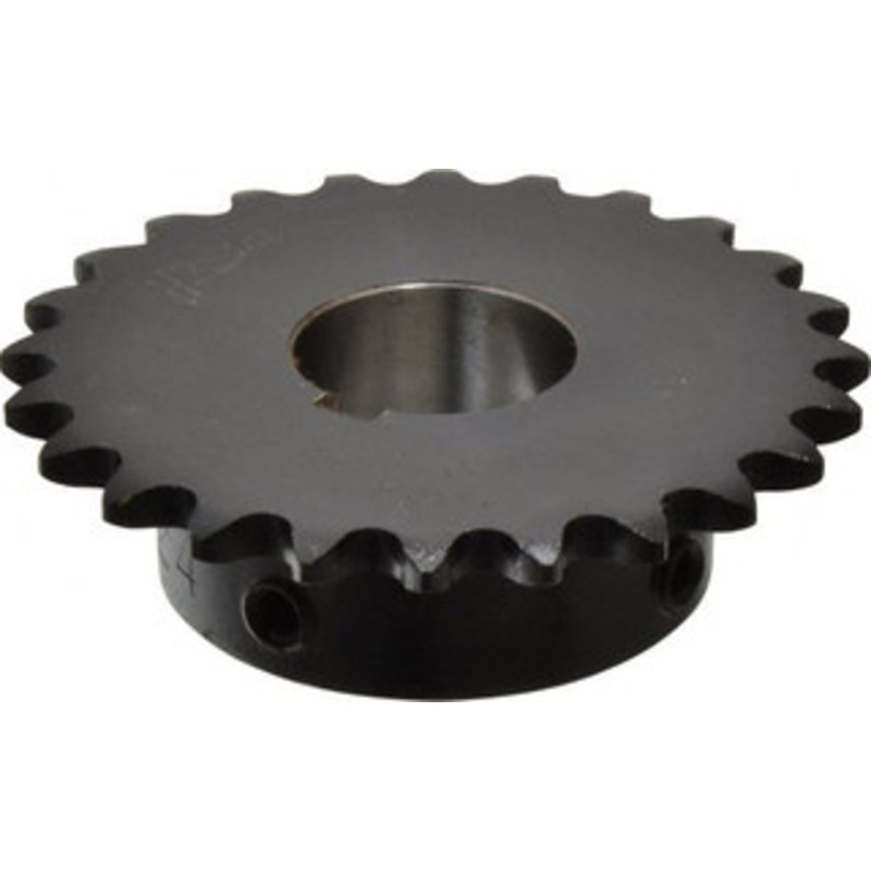 Browning 3/8 Chain Pitch, Chain Size 35, 24 Tooth Finished Bore Sprocket 1 Bore Diam, 2.873 Pitch Diam, 3.07 OD H3524X1 – 78338886