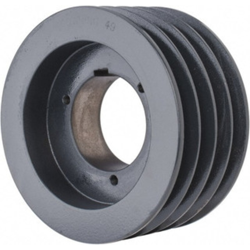 Browning 4B5V60 4 Groove, 5/8 to 2-1/4 Bore Diam, 6.28 Outside Diam, QD Bushed V Belt Sheave 6.1 5V Diam Belt Pitch 4B5V60 – 84432236