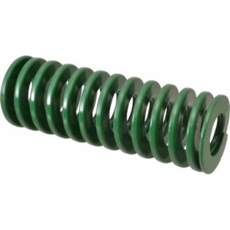 Danly 2 Hole Diam, 1 Rod Diam, 5-1/2 Free Length, Green Die Spring 36 Lb Max Deflection, 2.2 Max Deflection, Light Duty, Chromium Vanadium Steel 9-3222-11 – 76011477