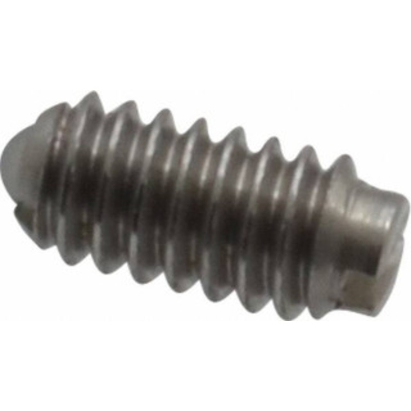 Vlier 5-40, 0.062 Ball Diam, 0.25 Body Length, 0.02 Max Ball Reach, Threaded Ball Plunger Stainless Steel Body, Nylon Ball, 0.25 Lb Initial End Force, 0.75 Lb Final End Force DSSB47 – 62122791