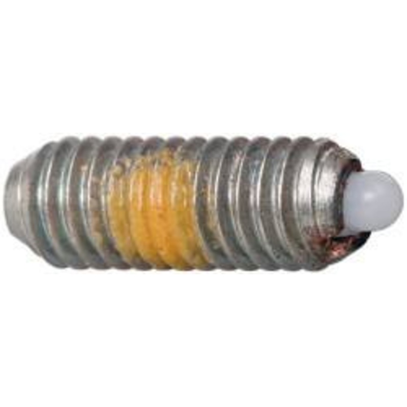 Vlier 8-36, 7/16 Thread Length, 0.052 Plunger Projection, Steel Threaded Spring Plunger 0.07 Max Plunger Diam, 0.437 Plunger Length, 0.5 Lb Init End Force, 1.5 Lb Final End Force NM51P – 62120373