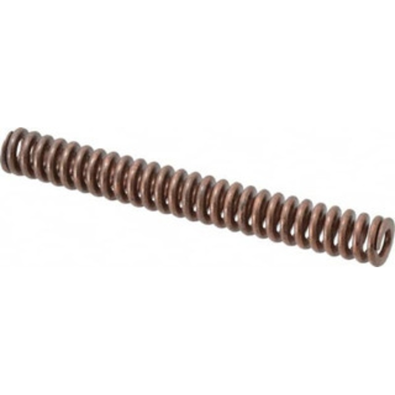 Associated Spring Raymond 3/4 Hole Diam, 3/8 Rod Diam, 6 Free Length, Gold Die Spring 288 Lb Max Deflection, 1.8 Max Deflection, Heavy Duty, Chromium Alloy Steel 105-424 – 07662661