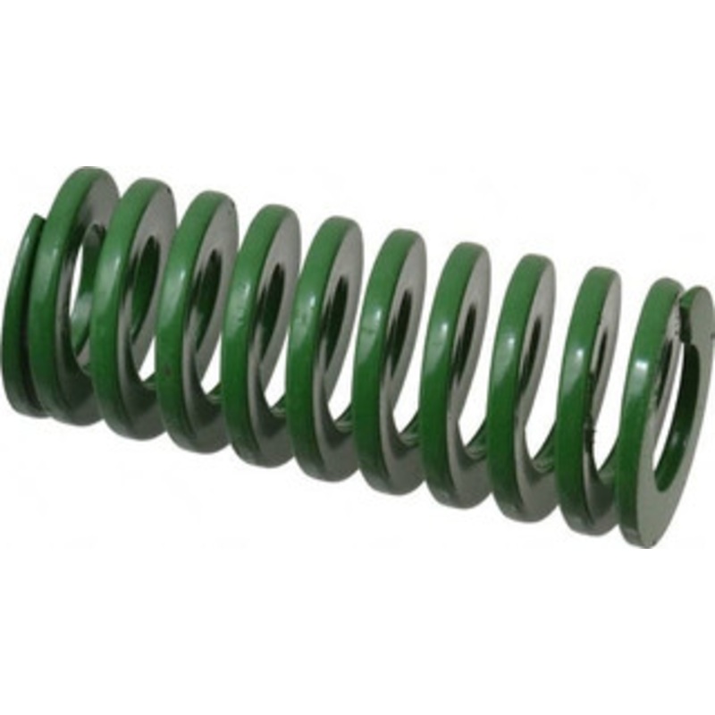 Danly 1-1/4 Hole Diam, 5/8 Rod Diam, 3 Free Length, Green Die Spring 26.3 Lb Max Deflection, 1.2 Max Deflection, Light Duty, Chromium Vanadium Steel 9-2012-11 – 76011055