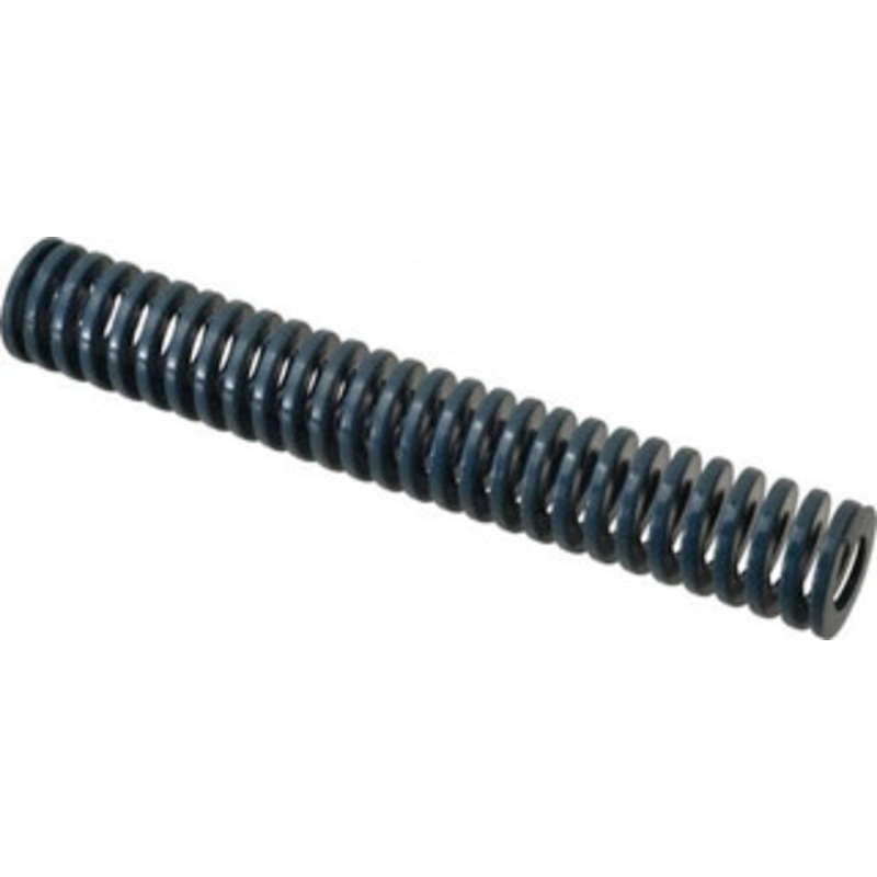 Danly 1-1/4 Hole Diam, 5/8 Rod Diam, 8 Free Length, Blue Die Spring 14.4 Lb Max Deflection, 3 Max Deflection, Medium Duty, Chromium Vanadium Steel 9-2032-21 – 76013135
