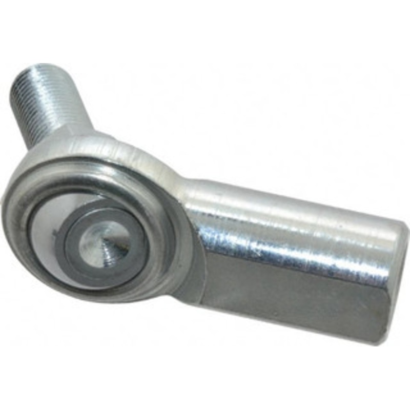 Made in USA 7/16 ID, 1-1/8 Max OD, 6,402 Lb Max Static Cap, Female Spherical Rod End with Stud 7/16-20 RH, Steel with Steel Raceway CF7Y – 35397934