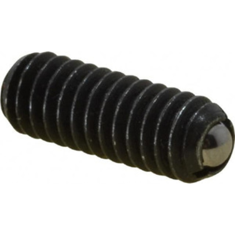 Vlier 8-32, 0.094 Ball Diam, 0.445 Body Length, 0.025 Max Ball Reach, Threaded Ball Plunger Steel Body, Stainless Steel Ball, 0.5 Lb Initial End Force, 1.25 Lb Final End Force, Locking Element PHB50P – 05137880