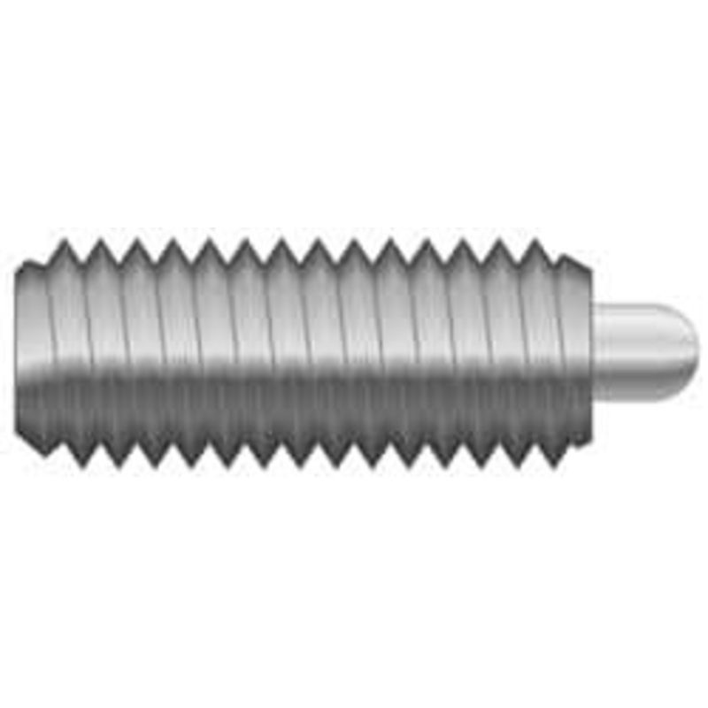 Vlier M8 x 1.25, 0.866 Thread Length, 0.118 Plunger Projection, Steel Threaded Spring Plunger 0.138 Max Plunger Diam, 0.866 Plunger Length, 5.62 Lb Init End Force, 15.74 Lb Final End Force SM8A – 62117619