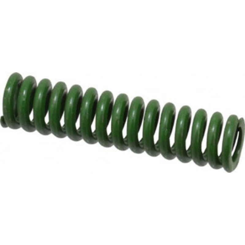 Associated Spring Raymond 1/2 Hole Diam, 9/32 Rod Diam, 2 Free Length, Green Die Spring 70 Lb Max Deflection, 0.5 Max Deflection, Extra Heavy Duty, Chromium Alloy Steel 106-208 – 07663362