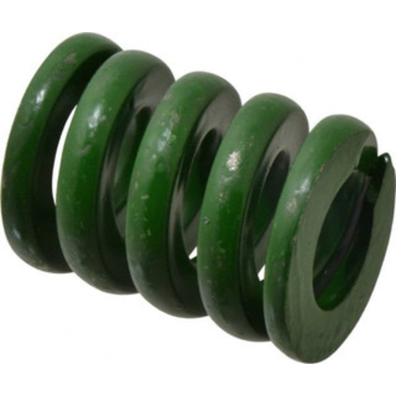 Associated Spring Raymond 2 Hole Diam, 1 Rod Diam, 2-1/2 Free Length, Green Die Spring 2385 Lb Max Deflection, 0.63 Max Deflection, Extra Heavy Duty, Chromium Alloy Steel 106-810 – 07663974