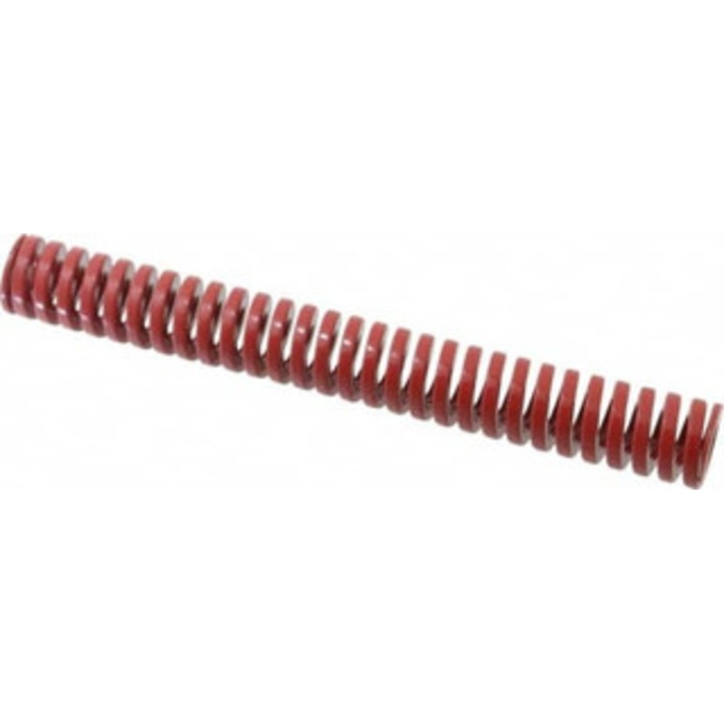 Danly 1-1/4 Hole Diam, 5/8 Rod Diam, 10 Free Length, Red Die Spring 26.4 Lb Max Deflection, 3 Max Deflection, Heavy Duty, Chromium Vanadium Steel 9-2040-26 – 76015148
