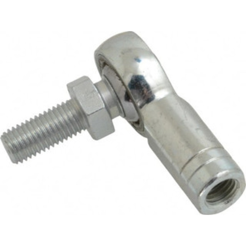 Made in USA 5/16 ID, 7/8 Max OD, 7,640 Lb Max Static Cap, Female Spherical Rod End with Stud 5/16-24 RH, Alloy Steel with Steel Raceway JFX5TY – 35398775