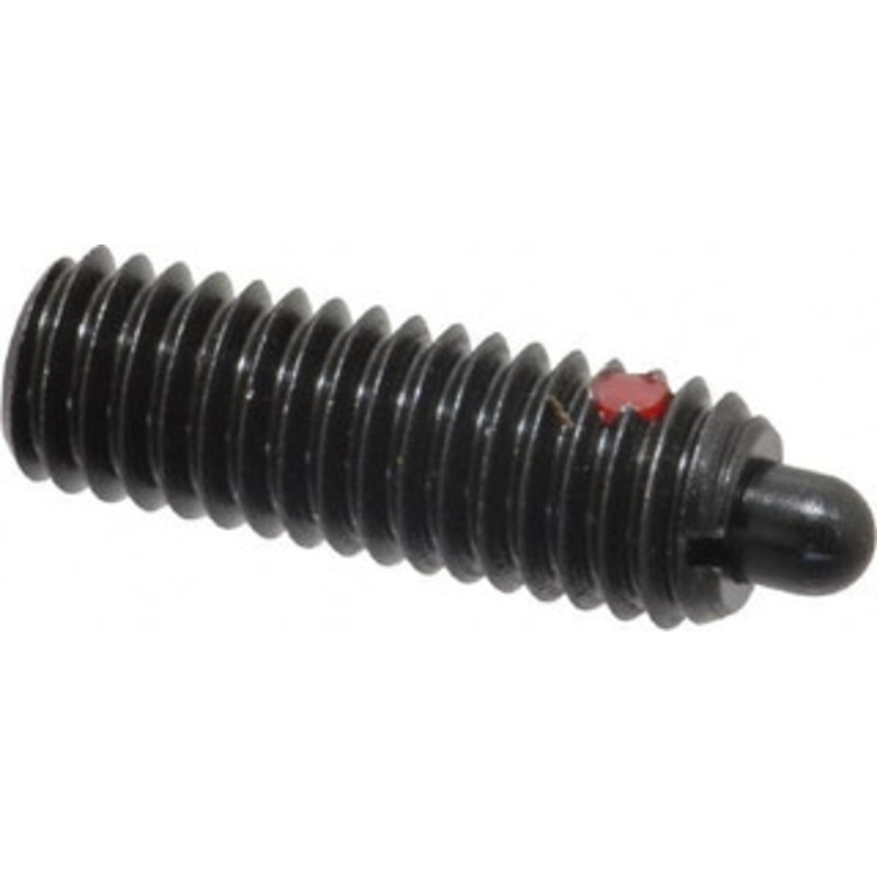 TE-CO 3/8-16, 1-1/8 Thread Length, 3/16 Plunger Projection, Steel Threaded Spring Plunger 0.186 Max Plunger Diam, 1-1/8 Plunger Length, 3 Lb Init End Force, 15 Lb Final End Force, 0.125 Hex 52009 – 06857098