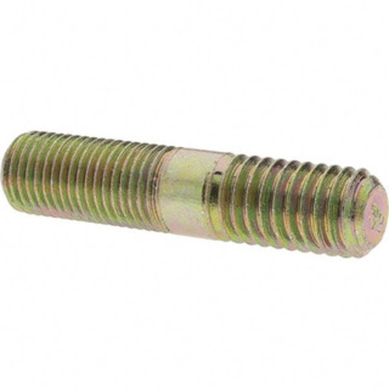 Value Collection 7/16-20 Long Thread, 7/16-14 Short Thread, 2 OAL Unequal Double Threaded Stud Alloy Steel, Zinc Yellow Dichromate Finish, 15/16 Long Thread Length, 3/4 Short Thread Length BD36977 – 80913130