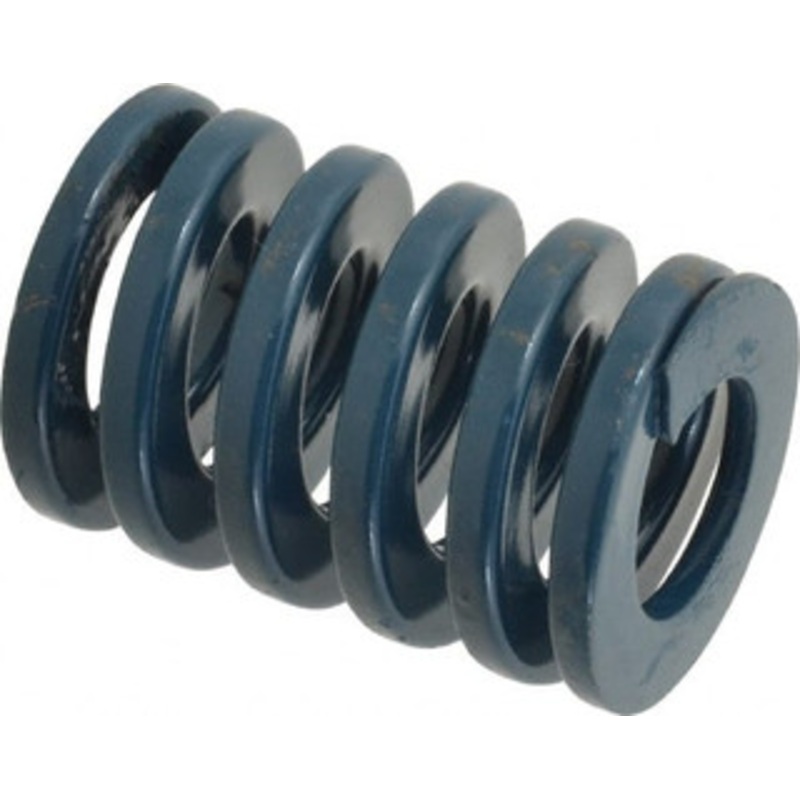 Danly 1-1/4 Hole Diam, 5/8 Rod Diam, 1-3/4 Free Length, Blue Die Spring 77.9 Lb Max Deflection, 0.65 Max Deflection, Medium Duty, Chromium Vanadium Steel 9-2007-21 – 76013028
