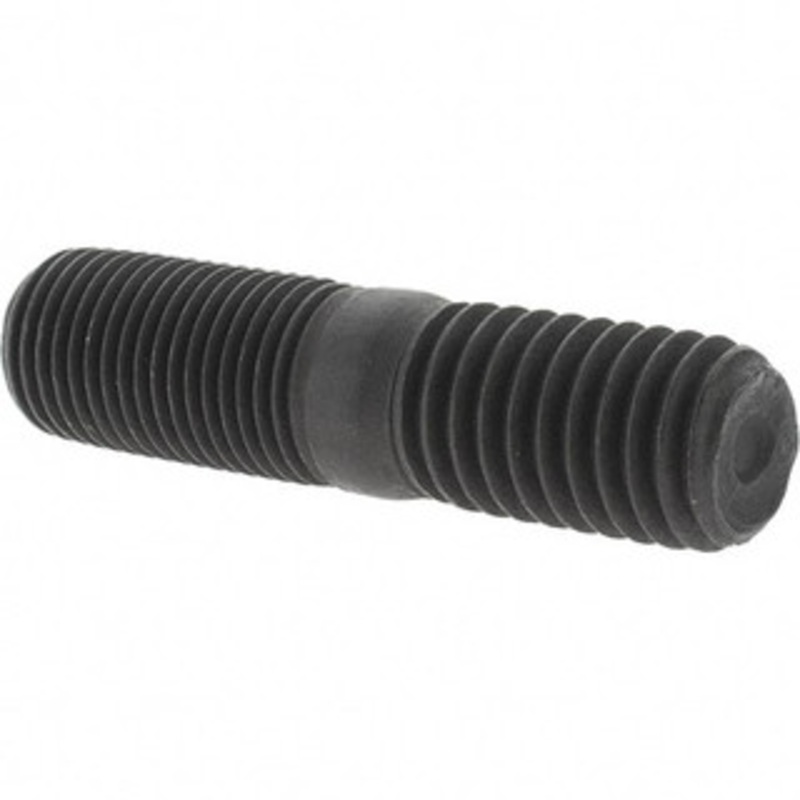 Value Collection 10 Qty 1 Pack 1/2-20 Long Thread, 1/2-13 Short Thread, 2 OAL Unequal Double Threaded Stud Steel, Uncoated, 15/16 Long Thread Length, 13/16 Short Thread Length BD32445 – 80918857