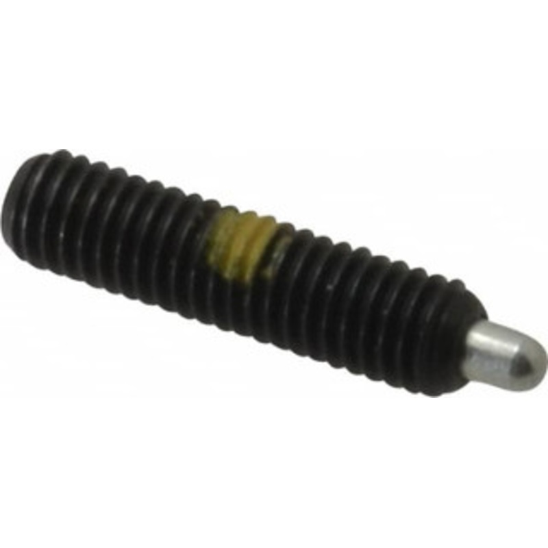 Vlier 10-32, 3/4 Thread Length, 1/8 Plunger Projection, Steel Threaded Spring Plunger 0.091 – 0.092 Max Plunger Diam, 3/4 Plunger Length, 1.3 Lb Init End Force, 2.7 Lb Final End Force, 0.063 Hex PH53P – 62119326