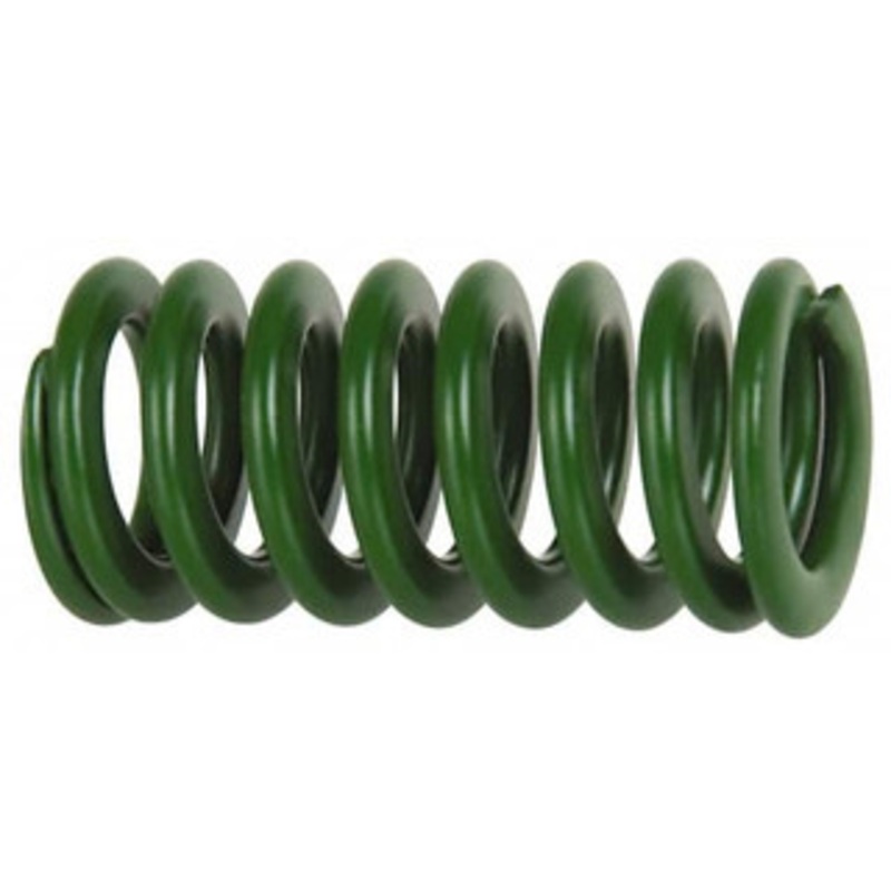 Associated Spring Raymond 10mm Hole Diam, 5mm Rod Diam, 2-1/2 Free Length, Green Die Spring 111.8 N Max Deflection, 26mm Max Deflection, Light Duty, Chromium Alloy Steel 203-110 – 67898346