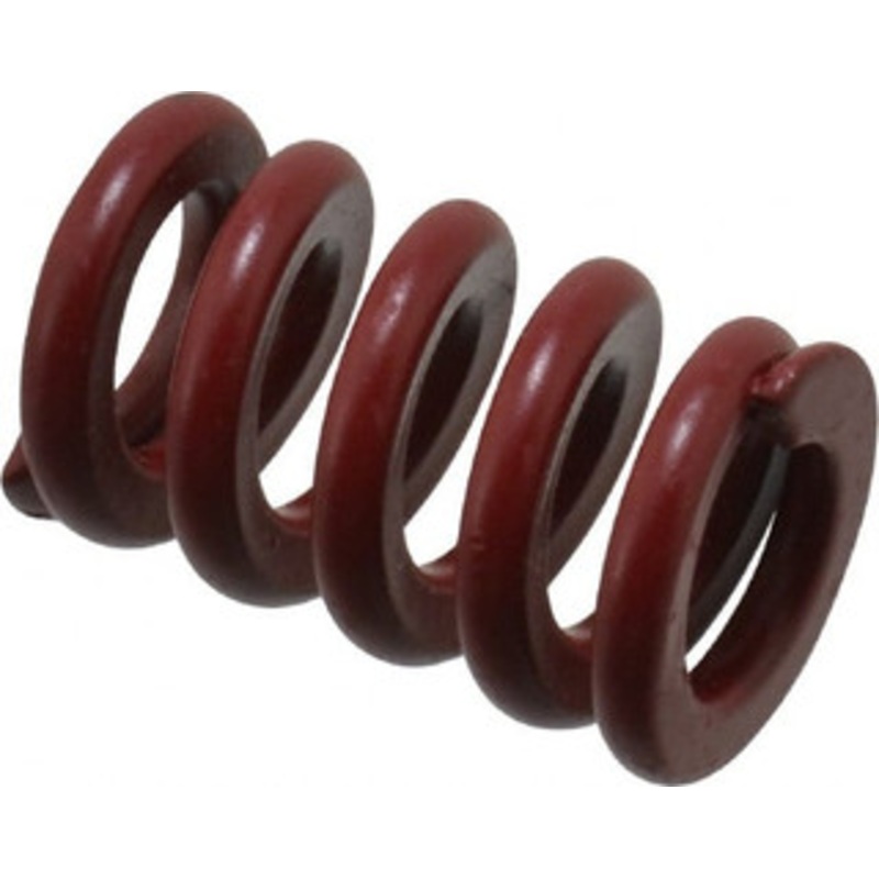 Associated Spring Raymond 20mm Hole Diam, 10mm Rod Diam, 1-1/4 Free Length, Red Die Spring 1612.8 N Max Deflection, 9.6mm Max Deflection, Strong Duty, Chromium Alloy Steel 205-405 – 67900738