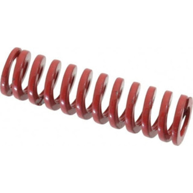 Danly 1/2 Hole Diam, 9/32 Rod Diam, 1-3/4 Free Length, Red Die Spring 13.3 Lb Max Deflection, 0.52 Max Deflection, Heavy Duty, Chromium Vanadium Steel 9-0807-26 – 76014240