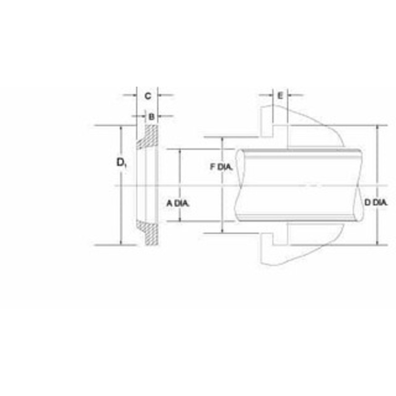Value Collection 4-1/4 Inside Diam x 4-11/16 Outside Diam AN Type Rod Wiper 0.238 High, Urethane WAN39 – 59507350