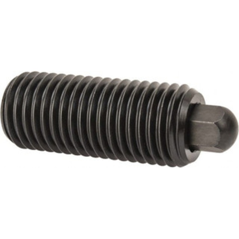 Vlier 1-8, 2-13/32 Thread Length, 1/2 Plunger Projection, Steel Threaded Spring Plunger 1/2 (Hex) Max Plunger Diam, 2-13/32 Plunger Length, 16 Lb Init End Force, 68 Lb Final End Force, 1/2 Hex H66 – 62119110