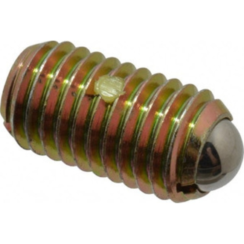 Vlier M12x1.75, 8mm Ball Diam, 22mm Body Length, 2.5mm Max Ball Reach, Threaded Ball Plunger Steel Body, Steel Ball, 16.86 Lb Initial End Force, 25.85 Lb Final End Force, Locking Element BMH12AN – 62122007