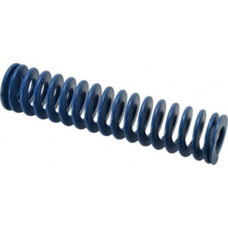 Associated Spring Raymond 1-1/4 Hole Diam, 5/8 Rod Diam, 5-1/2 Free Length, Blue Die Spring 352 Lb Max Deflection, 2.75 Max Deflection, Medium Duty, Chromium Alloy Steel 103-622 – 07660996
