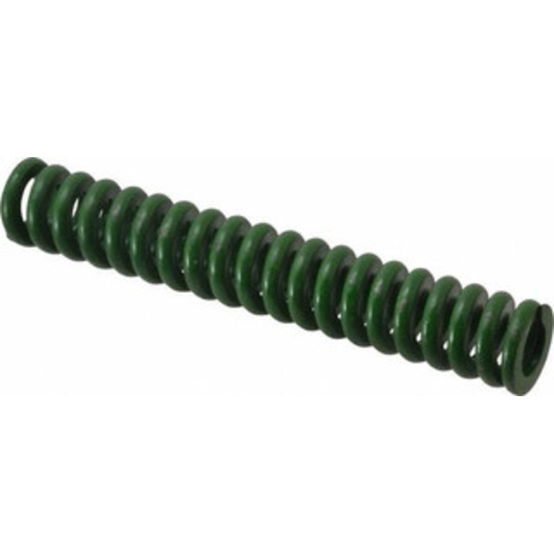 Associated Spring Raymond 1 Hole Diam, 1/2 Rod Diam, 6 Free Length, Green Die Spring 540 Lb Max Deflection, 1.5 Max Deflection, Extra Heavy Duty, Chromium Alloy Steel 106-524 – 07663735