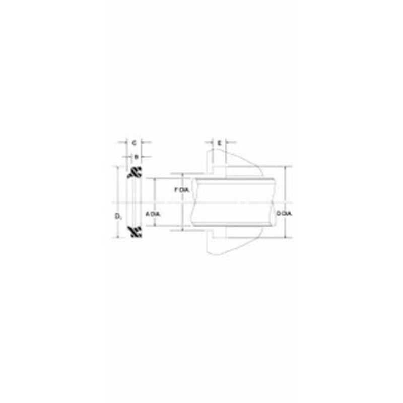 Value Collection 2-1/2 Inside Diam x 3 Outside Diam 8600 Type Wiper 0.351 High, Nitrile RWH2500H90 – 59507020