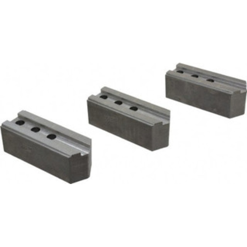 Abbott Workholding 12 & Up Chuck Capacity, 1/16 x 90 Serrated Attachment, Square Soft Lathe Chuck Jaw 3 Jaws, Steel, 1-3/16 Btw Mount Hole Ctrs, 5-1/2 Long x 2 Wide x 2 High, 0.787 Groove, 1/2 Fastener PH12S – 04229282