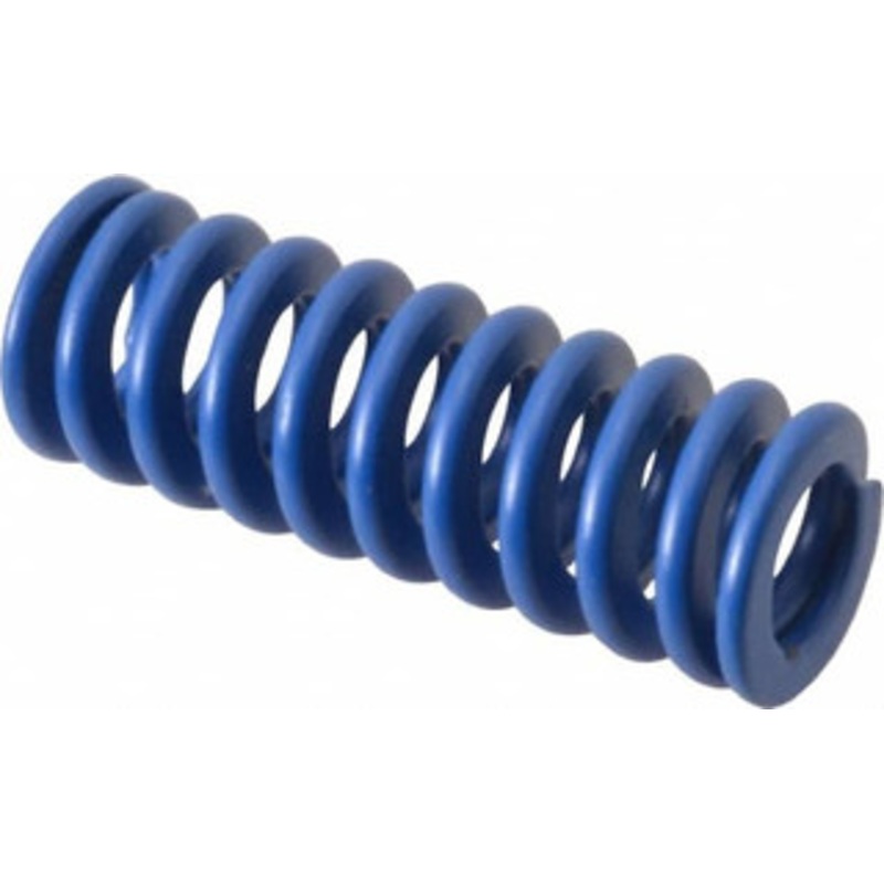 Associated Spring Raymond 16mm Hole Diam, 8mm Rod Diam, 1-3/4 Free Length, Blue Die Spring 501 N Max Deflection, 16.7mm Max Deflection, Medium Duty, Chromium Alloy Steel 204-307 – 67899567